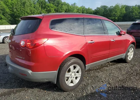 2012 Chevrolet Traverse Lt из США, поврежденный, VIN 1GNKRGED6CJ423447